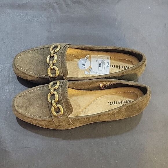 BRAND NEW WHITEMT CHAIN LINKING DESIGN SLIP ON WOMEN"S LOAFER - Picture 7 of 15